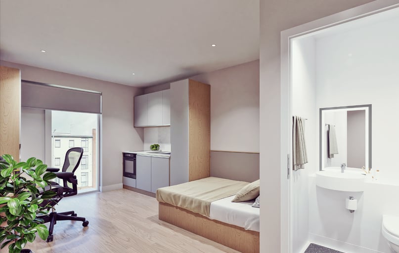 Classic Studio Plus, Beckton House, Station Road, Beeston, Nottingham - Image 1